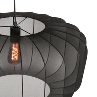 Zwarte Hanglamp Sable 4193ZW – Luxe en Sfeervolle Blikvanger