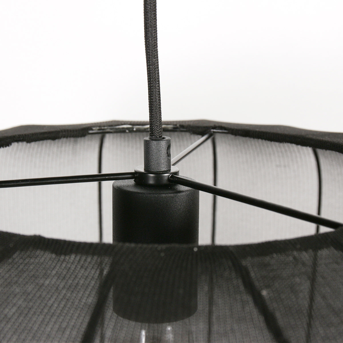 Zwarte Hanglamp Sable 4193ZW – Luxe en Sfeervolle Blikvanger