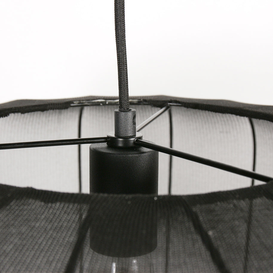 Zwarte Hanglamp Sable 4193ZW – Luxe en Sfeervolle Blikvanger