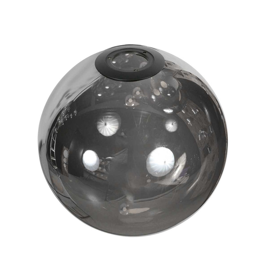 Hanglamp Bollique 4196ZW zwarte videlamp met rookglas
