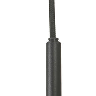 Hanglamp Bollique 4196ZW zwarte videlamp met rookglas