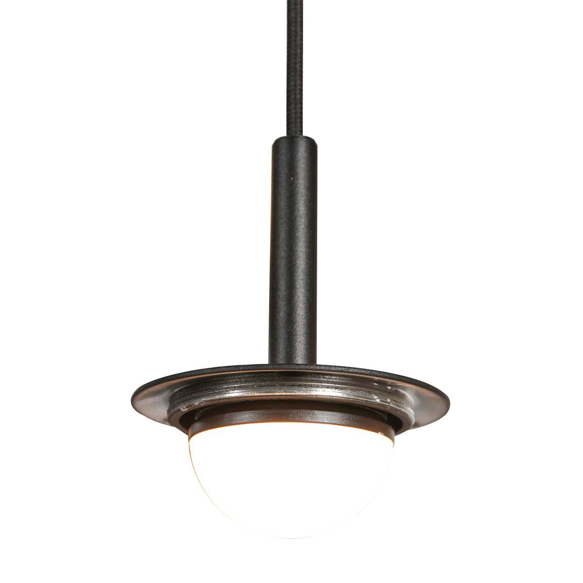 Hanglamp Bollique 4196ZW zwarte videlamp met rookglas