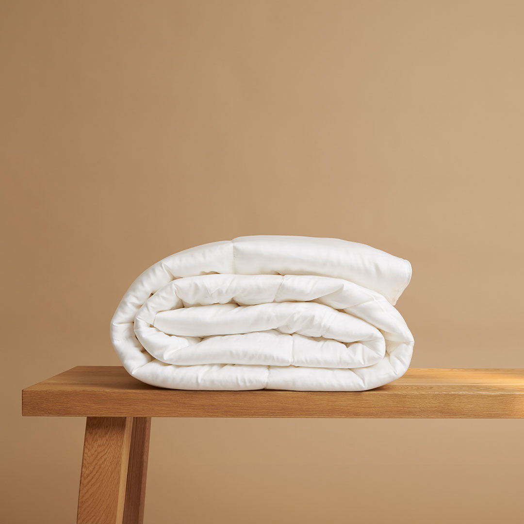 Coco & Cici - Tencel Lente/Herfst Dekbed 200 x 220 cm - 2-persoons Beddengoed - Lyocell - Hypoallergeen & Extra Zacht - Wit