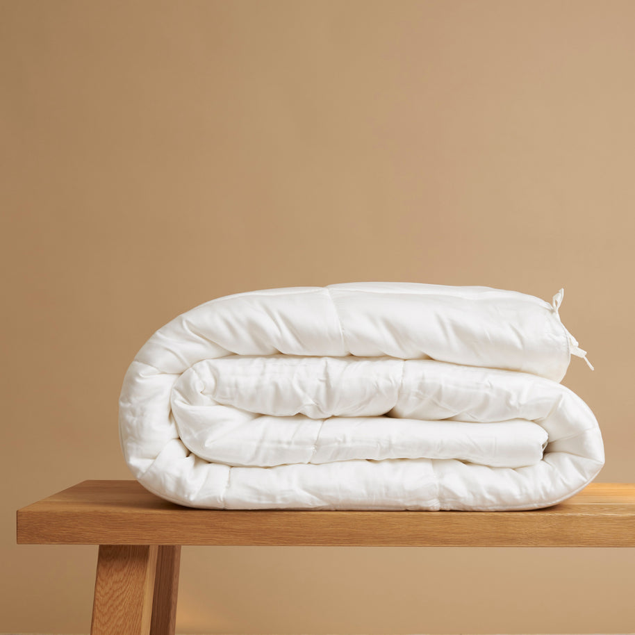 Coco & Cici - Tencel-dekbed 4 seizoenen 200 x 220 cm - 2-persoons beddengoed - hypoallergeen & warmteregulerend - 100% Tencel Lyocell - wit