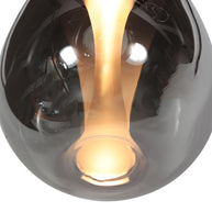 Glimsy 4200ZW Hanglamp – Zwart Glas Ø14,5 cm