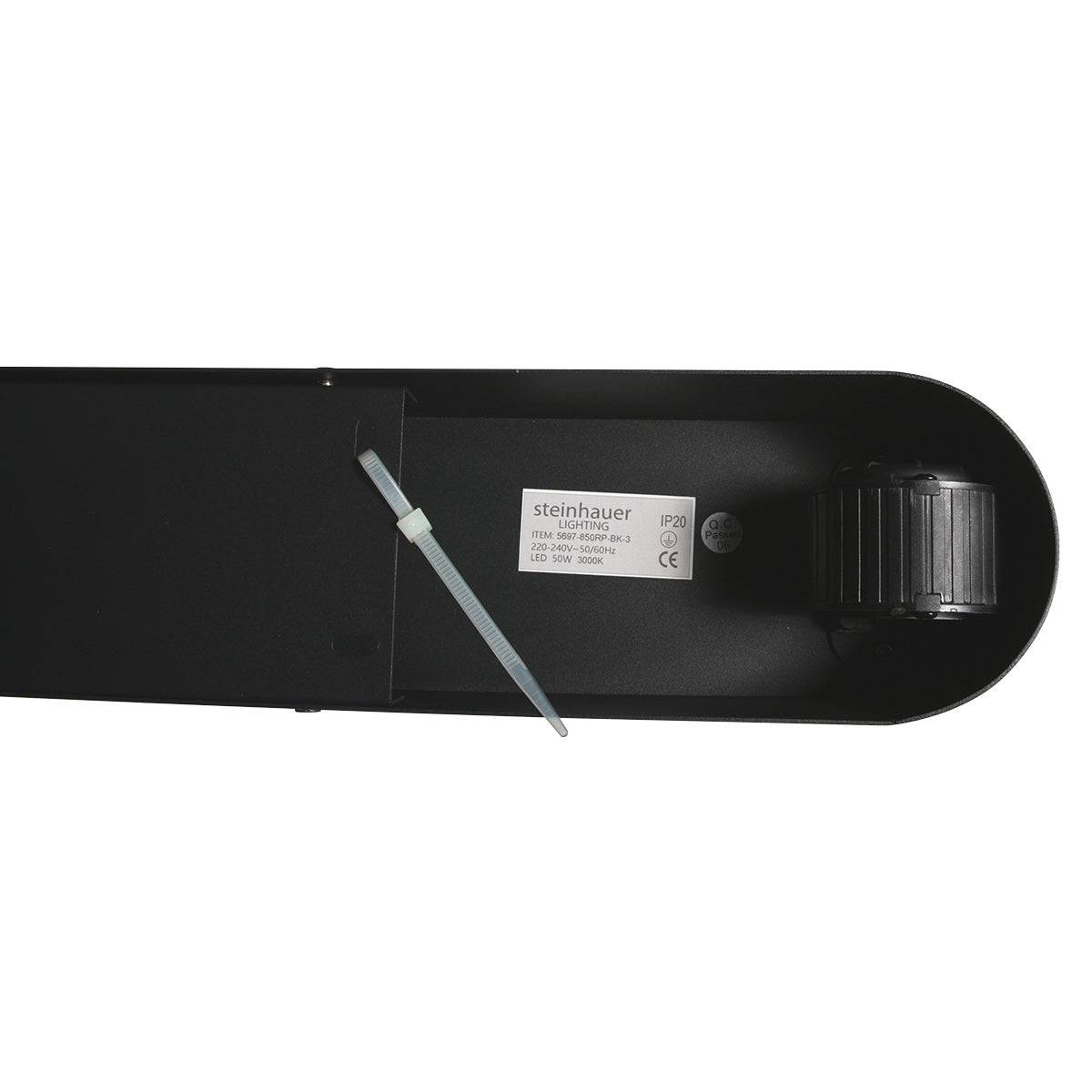 Zwarte hanglamp Mykty 4204 – Twee zwevende cirkels, individueel in hoogte verstelbaar, 6000 lumen, 2700K