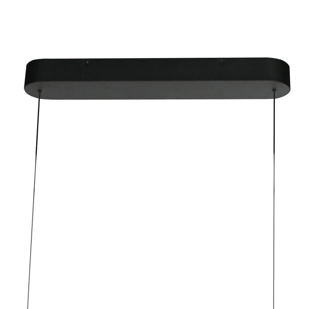 Ovale zwarte hanglamp Mykty 4205ZW – 120 cm breed, in hoogte verstelbaar met Cable Lift