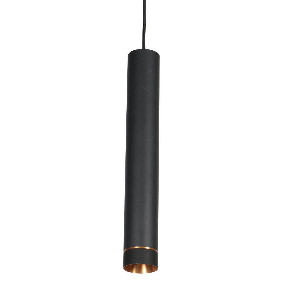 Zwarte vijflichts hanglamp DownLume 4216ZW met GU10-fitting