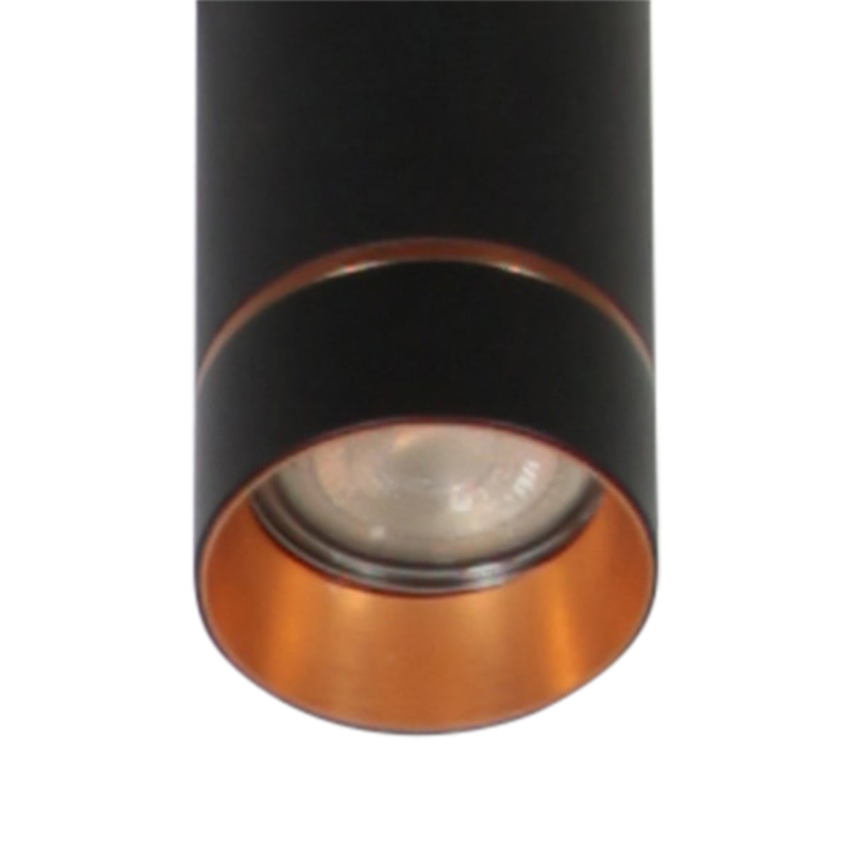 Zwarte vijflichts hanglamp DownLume 4216ZW met GU10-fitting