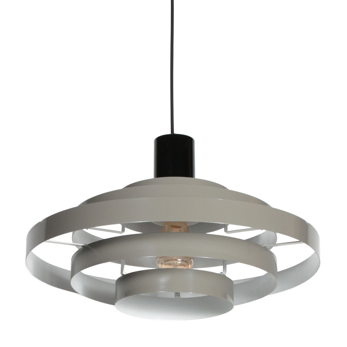 Hanglamp Halo Cirque 4217GR grijs met open ringen