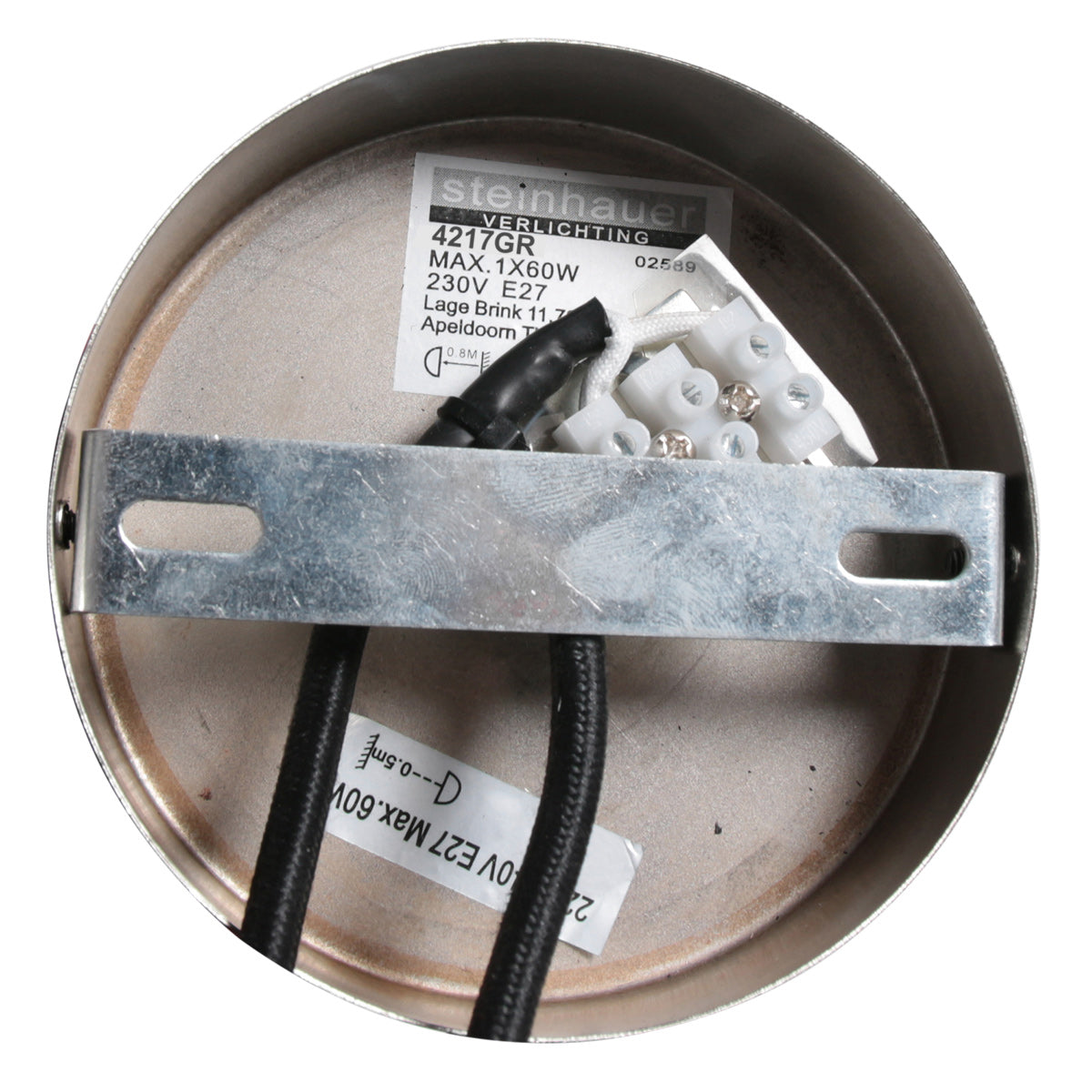 Hanglamp Halo Cirque 4217GR grijs met open ringen