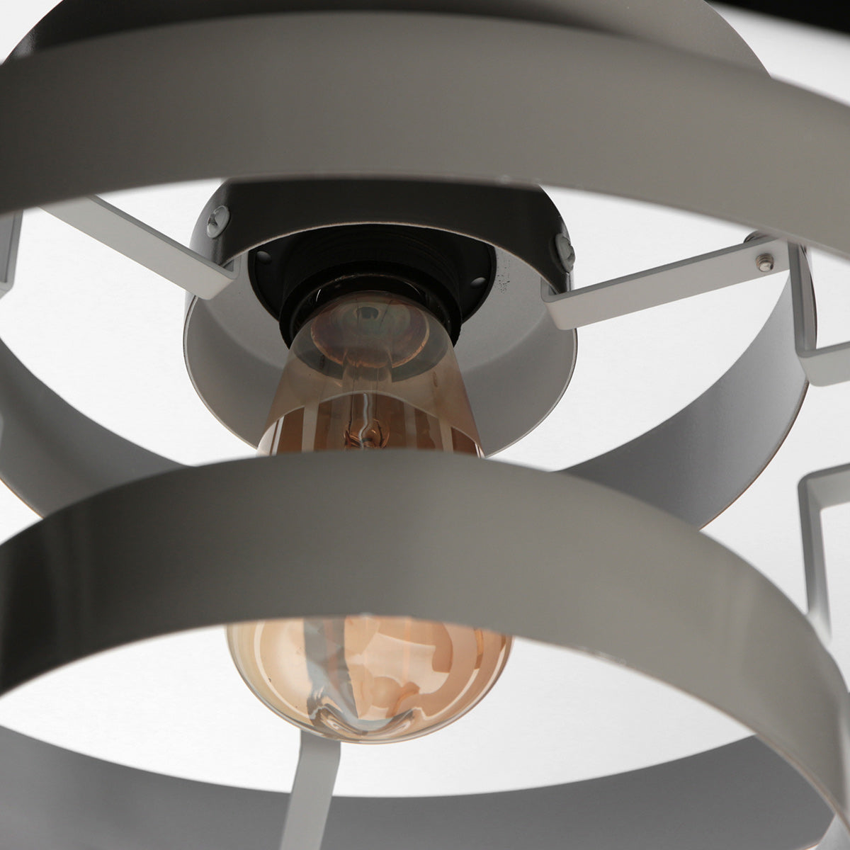 Hanglamp Halo Cirque 4217GR grijs met open ringen