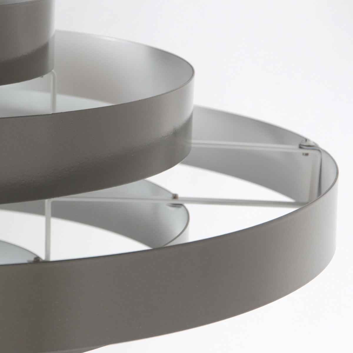 Hanglamp Halo Cirque 4217GR grijs met open ringen