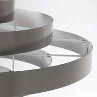 Hanglamp Halo Cirque 4217GR grijs met open ringen