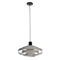 Hanglamp Halo Cirque 4217GR grijs met open ringen