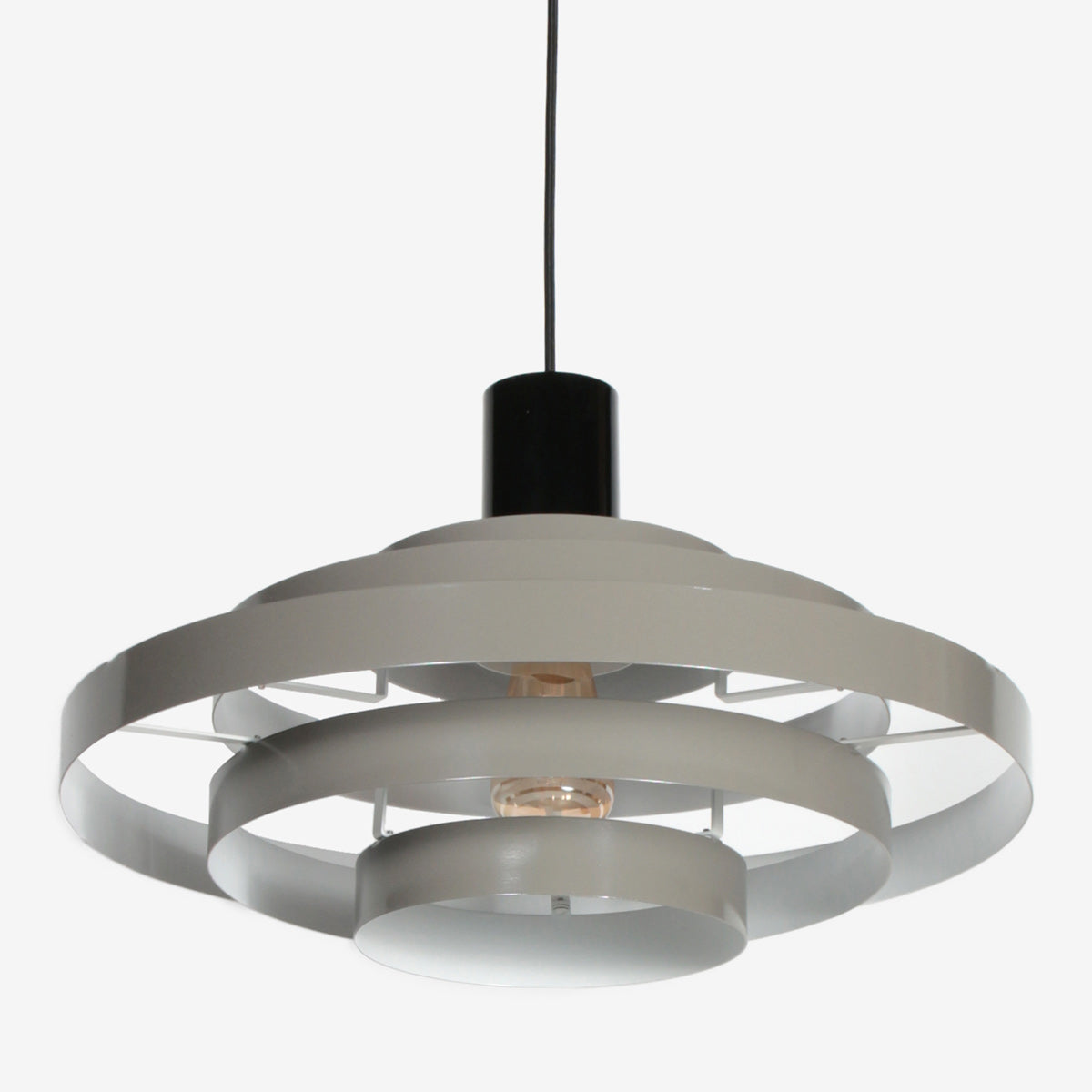 Hanglamp Halo Cirque 4217GR grijs met open ringen