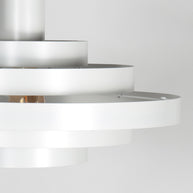 Hanglamp Halo Cirque 4217W wit met open metalen ringen