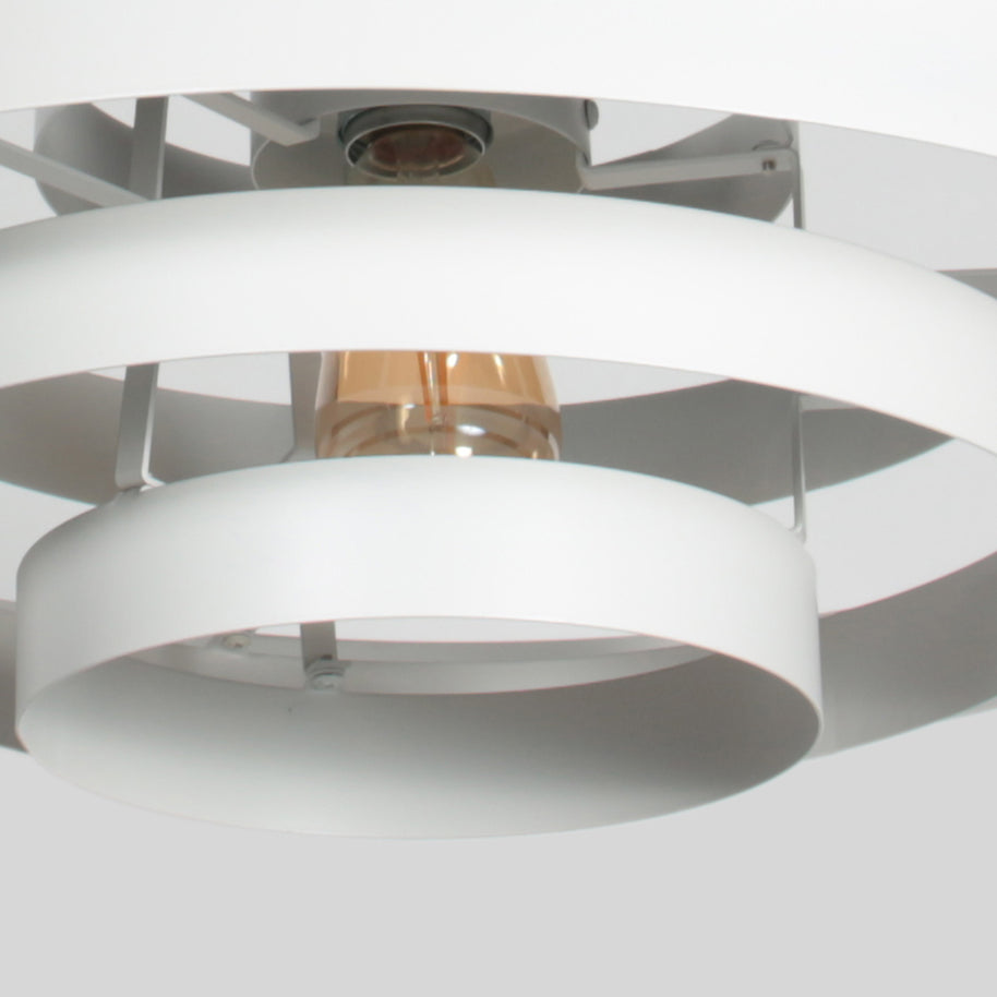 Hanglamp Halo Cirque 4217W wit met open metalen ringen