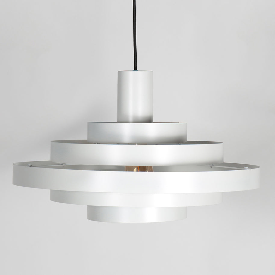 Hanglamp Halo Cirque 4217W wit met open metalen ringen