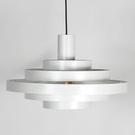 Hanglamp Halo Cirque 4217W wit met open metalen ringen
