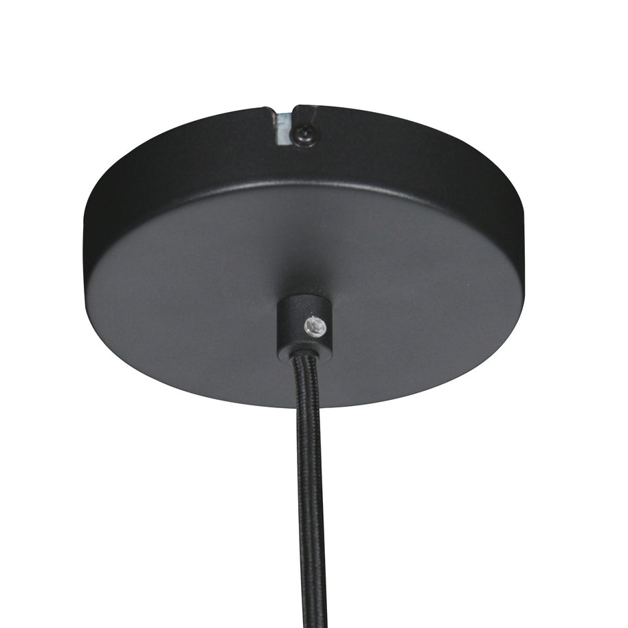 Hanglamp Halo Cirque 4217ZW zwart met gouden binnenzijde