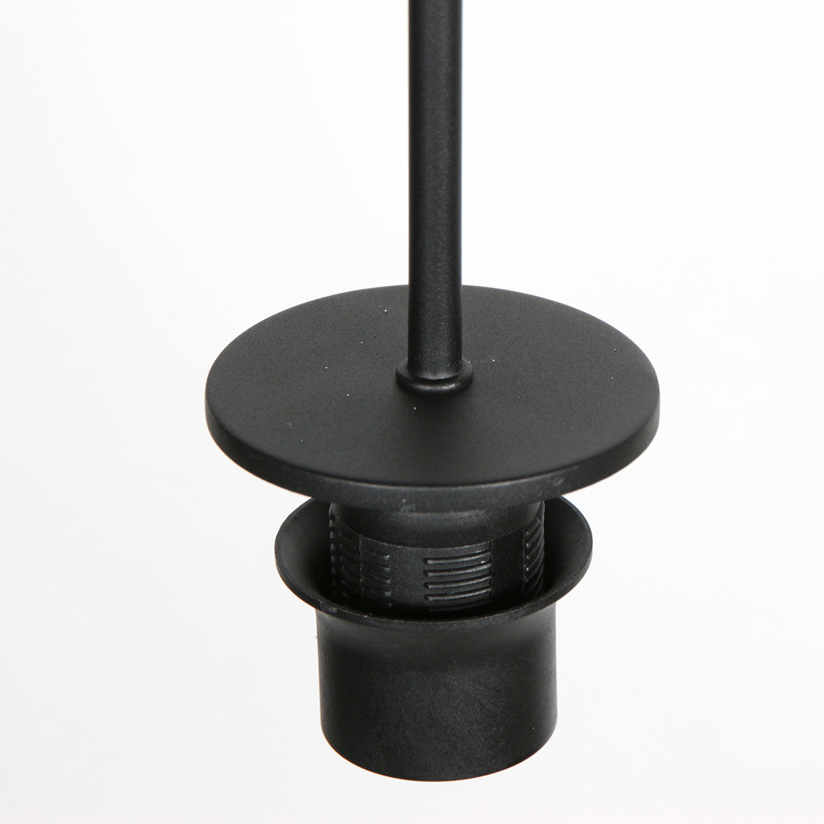 HaloSwap 4222ZW – zwarte hanglamp met 1 lichtpunt, klaar voor jouw creatieve toets