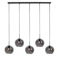 Sferio 4285ZW – langwerpige hanglamp met stijlvolle smoke glazen