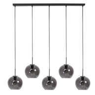 Sferio 4285ZW – langwerpige hanglamp met stijlvolle smoke glazen