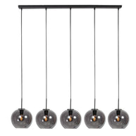 Sferio 4285ZW – langwerpige hanglamp met stijlvolle smoke glazen