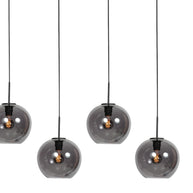 Sferio 4285ZW – langwerpige hanglamp met stijlvolle smoke glazen