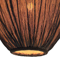 Hanglamp Silura 4287ZW – 5-lichts balk met linnen kapjes