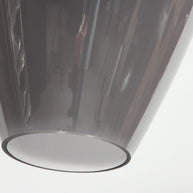 Hanglamp Drovia 4289ZW met gerookt glas, warme blikvanger