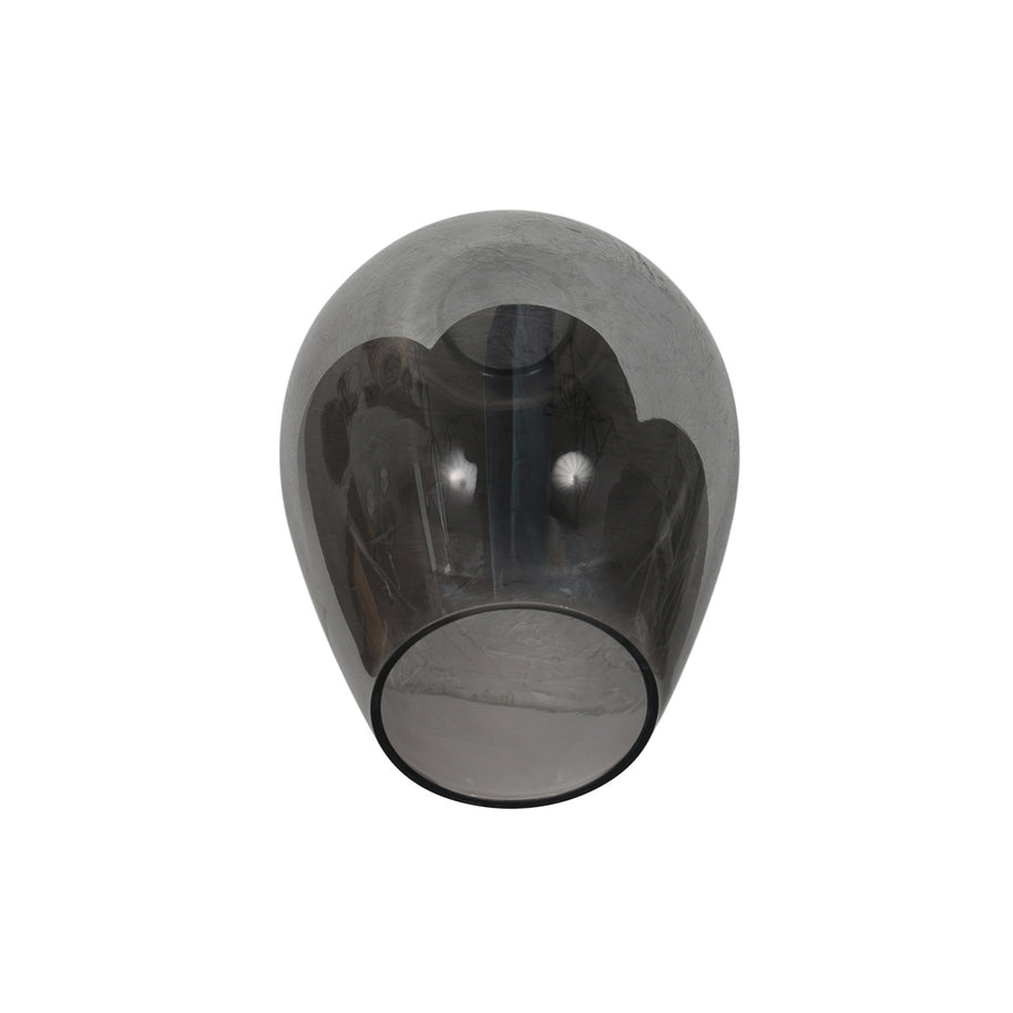 Hanglamp Drovia 4290ZW met rookglas, stijlvol compact ontwerp