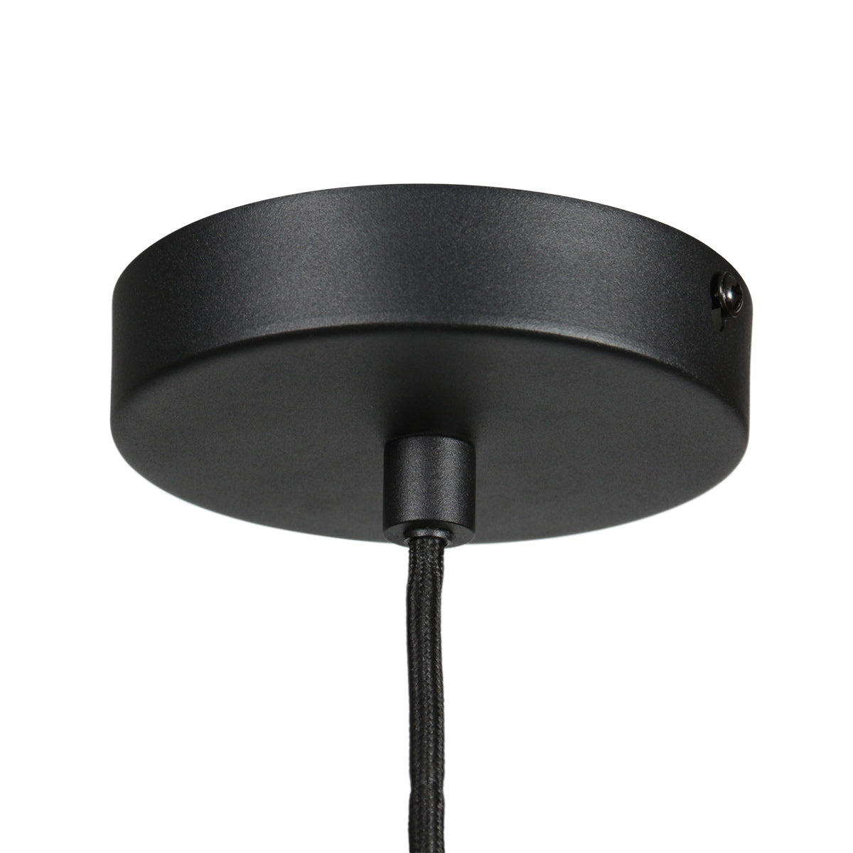 Hanglamp Drovia 4290ZW met rookglas, stijlvol compact ontwerp
