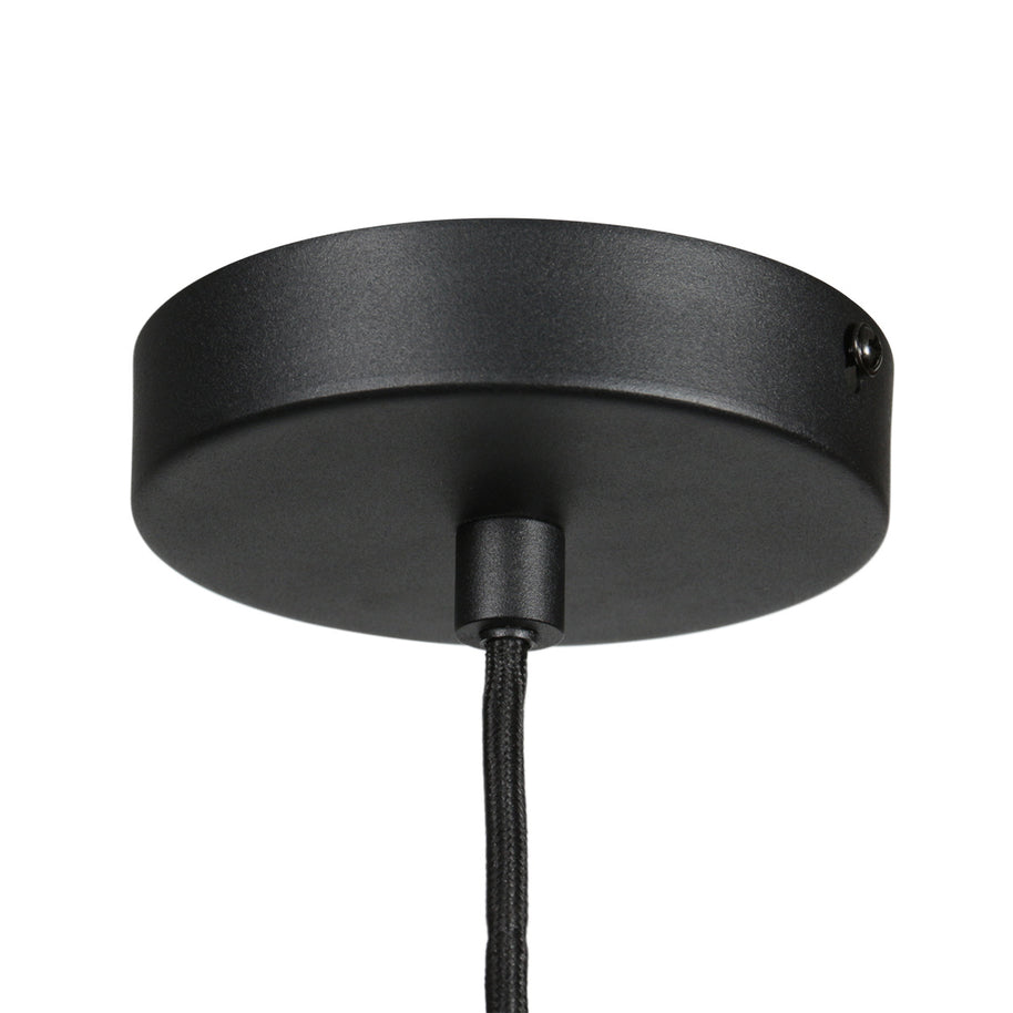 Hanglamp Drovia 4290ZW met rookglas, stijlvol compact ontwerp