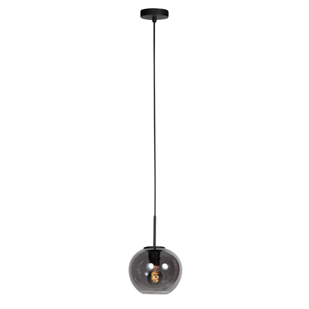 Sferio 4291ZW hanglamp met rookglas en elegante pendel