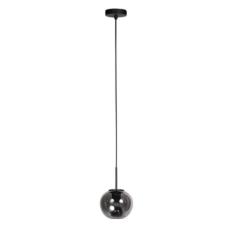 Sferio 4291ZW hanglamp met rookglas en elegante pendel