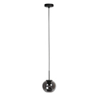 Sferio 4291ZW hanglamp met rookglas en elegante pendel
