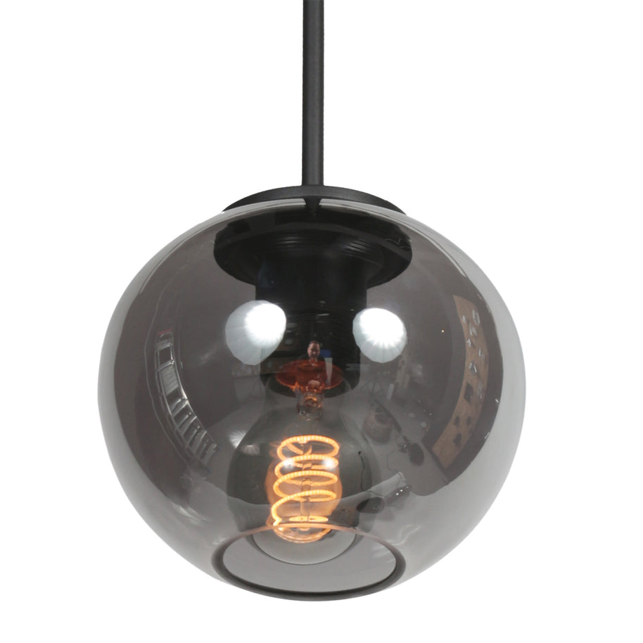 Sferio 4291ZW hanglamp met rookglas en elegante pendel