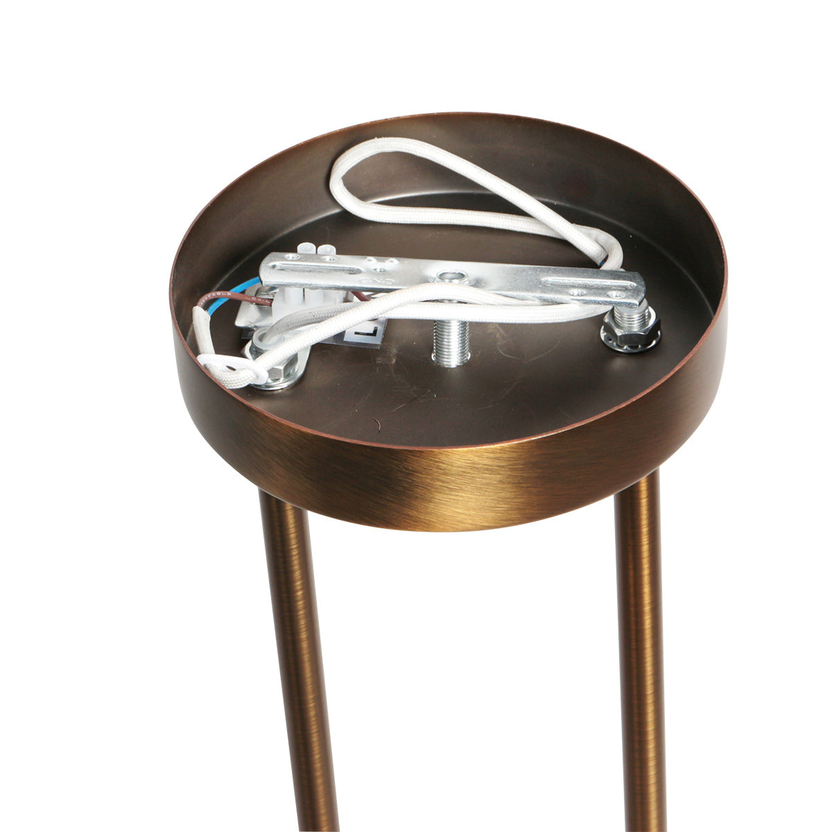 Anthea 4325BR – klassieke hanglamp met amberkleurig glas