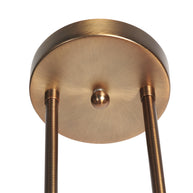 Anthea 4326BR – klassieke hanglamp met drie amberkleurige glazen