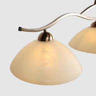 Anthea 4326BR – klassieke hanglamp met drie amberkleurige glazen