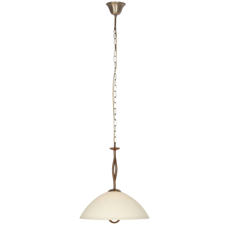 Anthea 4327BR – klassieke hanglamp met marmerlook glas