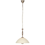 Anthea 4327BR – klassieke hanglamp met marmerlook glas