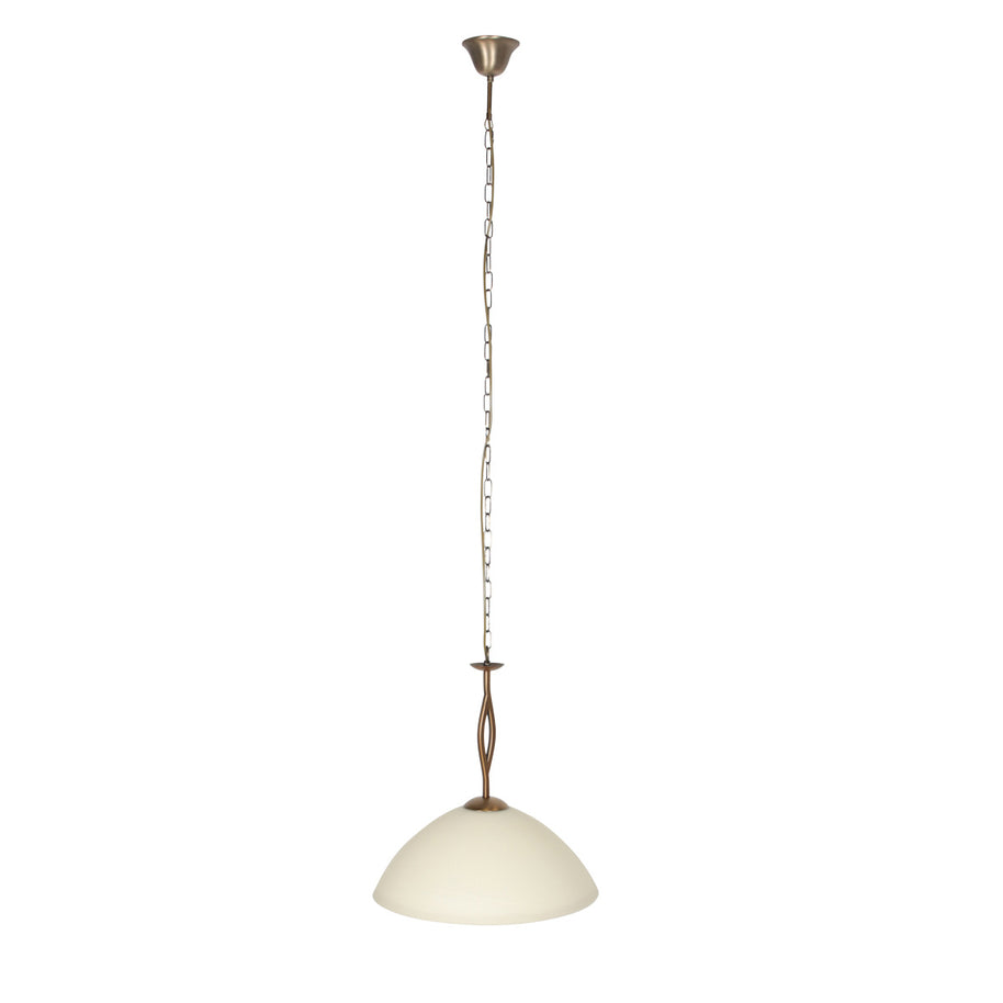 Anthea 4327BR – klassieke hanglamp met marmerlook glas