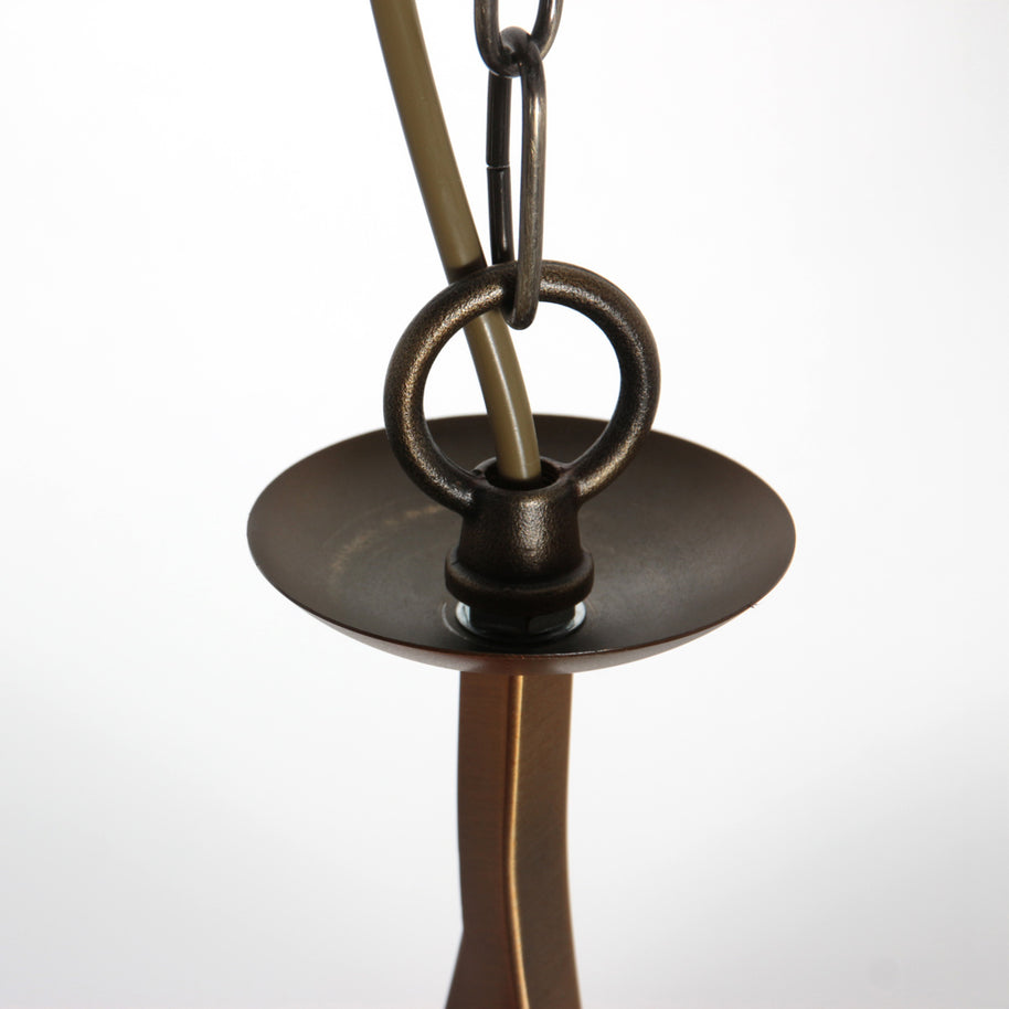 Anthea 4327BR – klassieke hanglamp met marmerlook glas