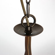 Anthea 4327BR – klassieke hanglamp met marmerlook glas