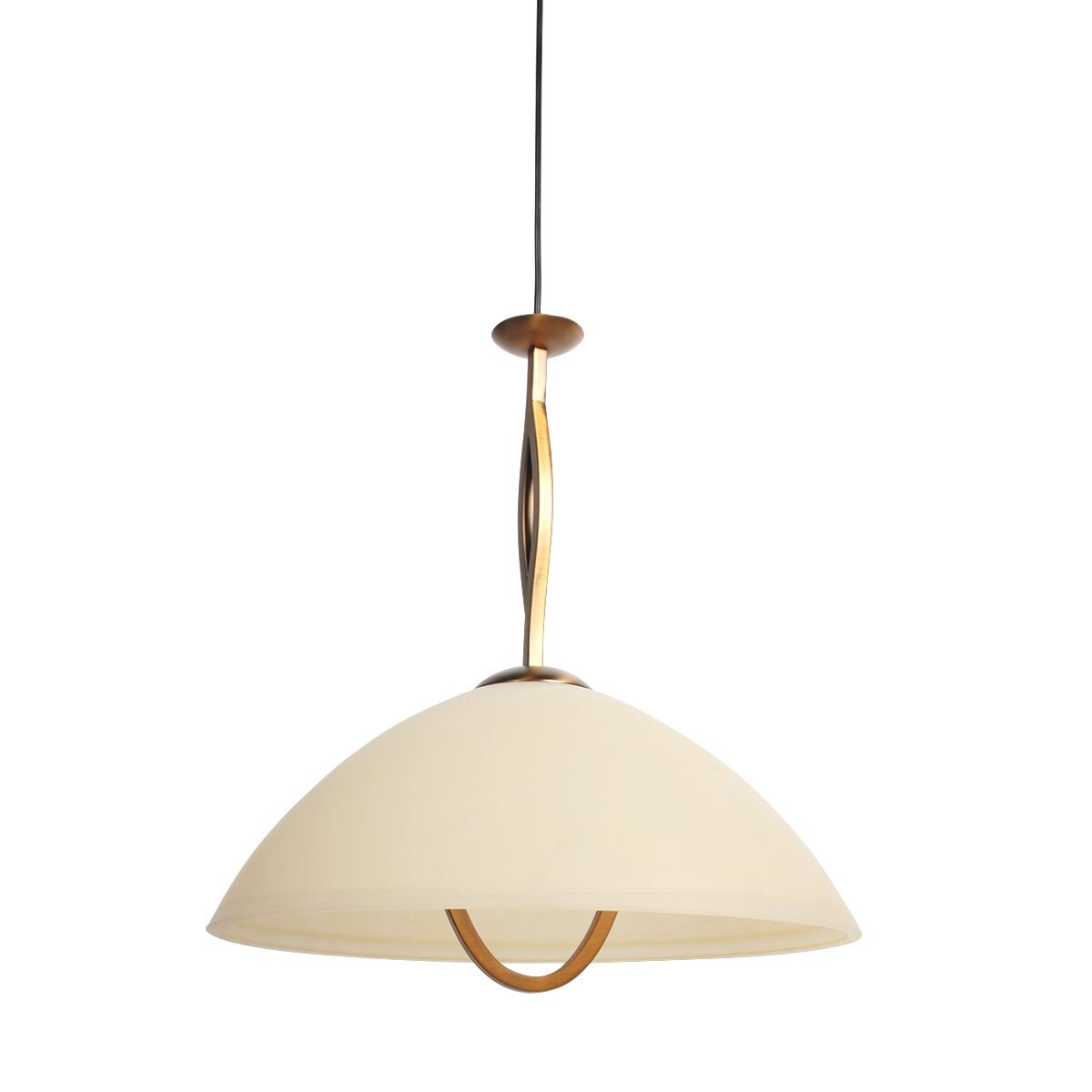 Anthea 4327BR – klassieke hanglamp met marmerlook glas