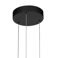 Golden Veil 4332ZW – elegante zwarte hanglamp met gouden binnenzijde