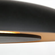 Golden Veil 4332ZW – elegante zwarte hanglamp met gouden binnenzijde